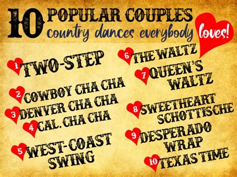 10 Popular Partner Country Dances Couples Love! » Country Dancing Tonight