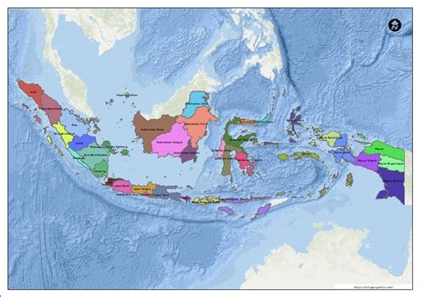 Peta Indonesia Terbaru 38 Provinsi