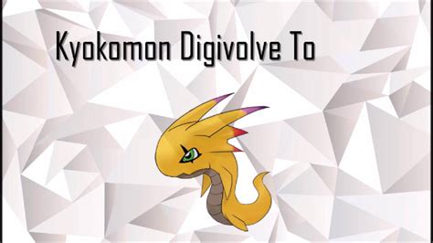 Kyokomon To Ryudamon Rookie Digivolution - YouTube