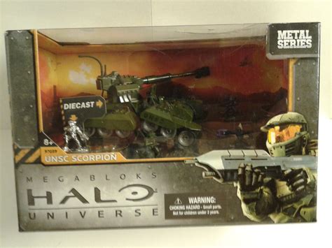 HALO Universe Mega Bloks UNSC SCORPION Metal Series Die-Cast | Etsy