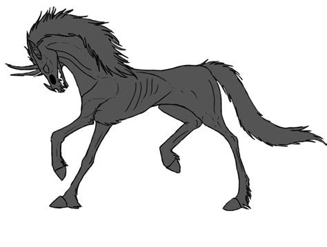 Demon Horse pose WIP by Annatiger1234 on DeviantArt