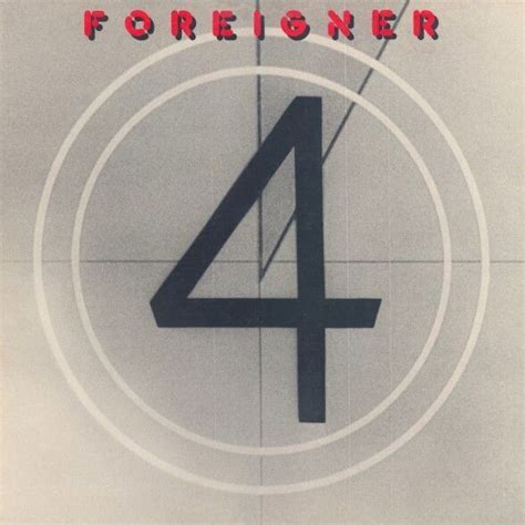 the poster for forever 4 is shown in black and white, with red ...