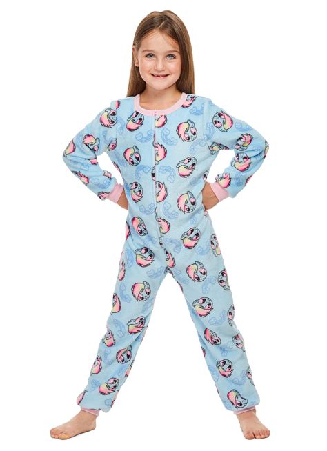 My Little Pony Girls Onesie Rainbow Dash Fleece Pajamas - Jellifish Kids