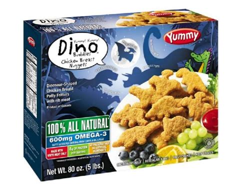 √ Dino Nuggets Food / Member S Mark All Natural Dinosaur Chicken Nuggets 4 Lbs Sam S Club ...