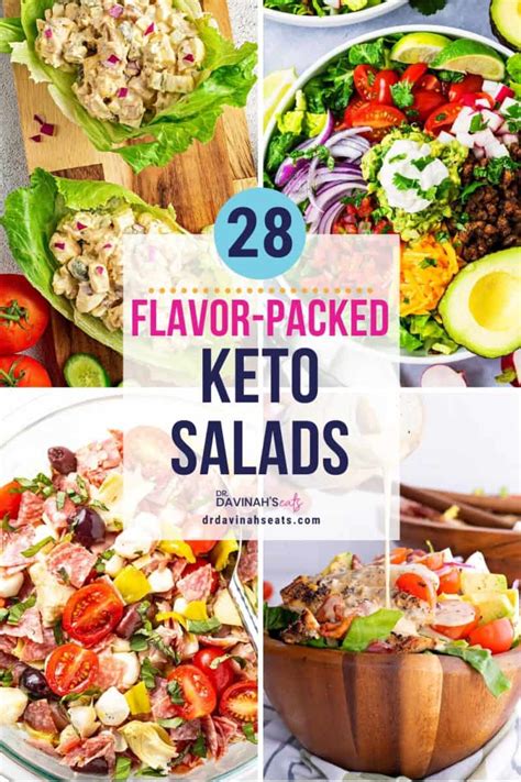 Flavor-Packed Keto Salads for People Who Find Salads Boring - Dr. Davinah's Eats