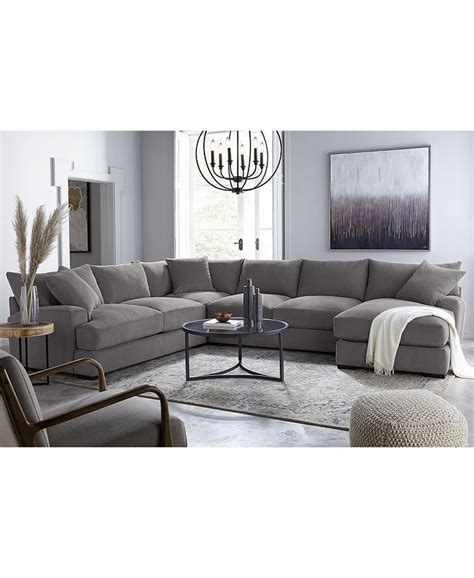 Furniture Rhyder Fabric Sectional Collection, Created for Macy's - Macy's