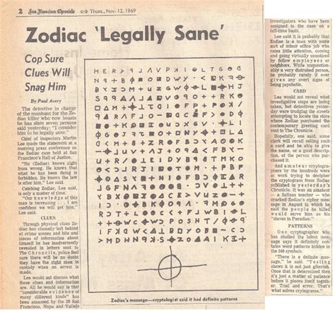 File:Sfchron340cipher.png - Zodiac Killer Ciphers Wiki