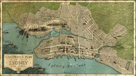 Illustrated Plan of the City of Sydney, Nova Scotia - Beaton Institute Digital Archives