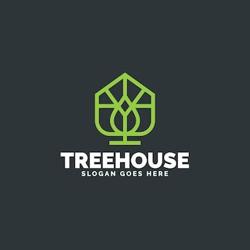 Premium Vector | Treehouse Logo, Logo Design