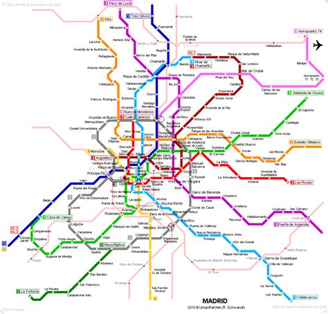 Spain Metro Map - ToursMaps.com