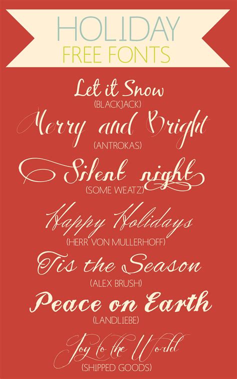 Christmas Cursive Font