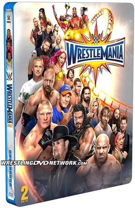 Cover Artwork & Full Content Listing for WWE WRESTLEMANIA 33 DVD & Blu ...