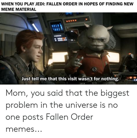 Fallen Order Meme | Star wars humor, Star wars awesome, Star wars comics