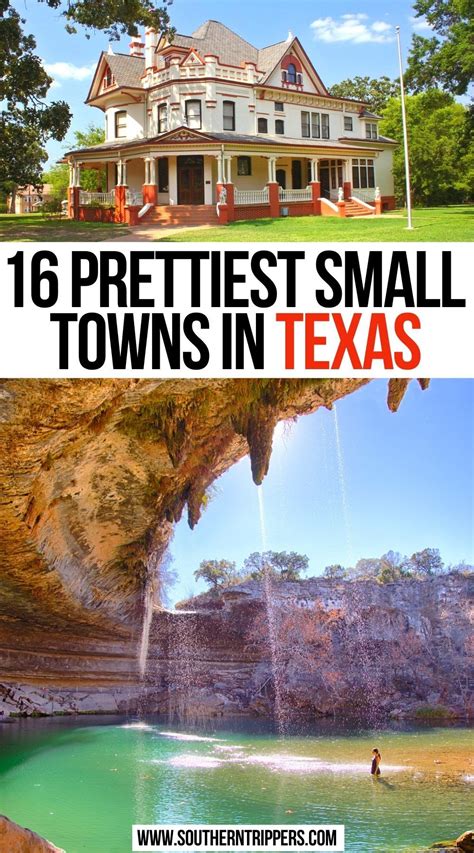 16 Prettiest Small Towns in Texas | Texas travel weekend getaways, Road ...