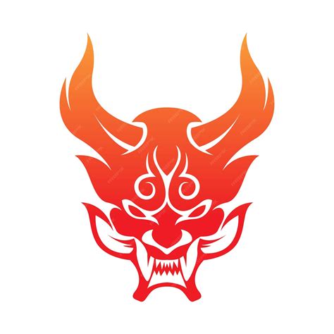 Premium Vector | Demon logo icon design