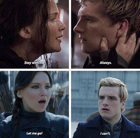 The hunger games igrzyska śmierci mockingjay kosogłos Peeta katniss peetniss stay with me always ...