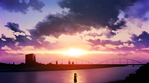 Aesthetic Anime Sunset Wallpapers - Wallpaper Cave