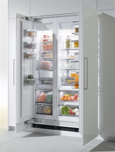 Miele KF1903VI 36 Inch Built-In Bottom-Freezer Refrigerator with 18 cu. ft. Capacity, RapidCool ...