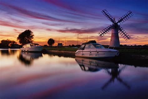 sunset-norfolk-broads | Scenic Norfolk