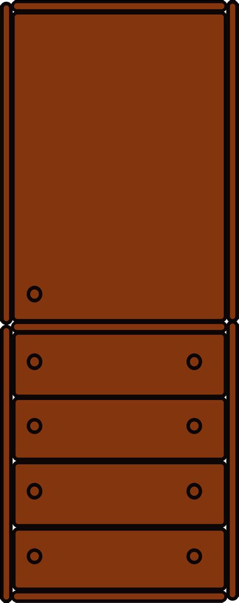Clipart - Chest of drawers