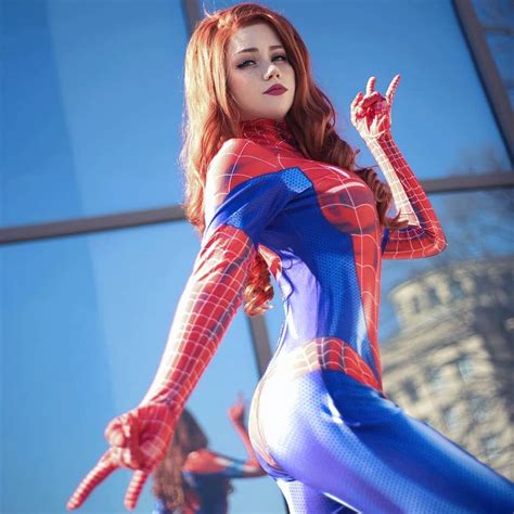 Komori cosplay on Instagram: “Spider MJ cosplay by me🕸️ Wig ...