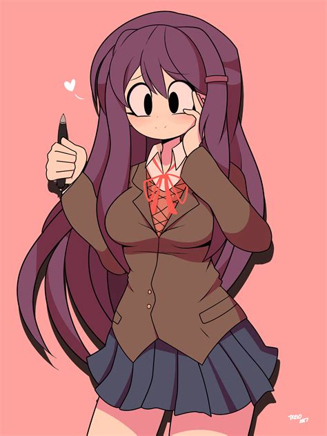 A Yuri drawing I made a little while ago : DDLC