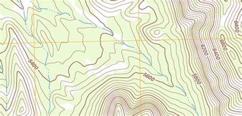 Military Map Contour Lines