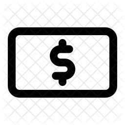 Dollar Note Icon - Download in Line Style