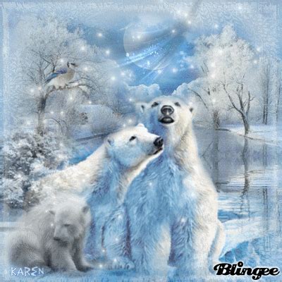 Winter Polar Bears Picture #118740494 | Blingee.com