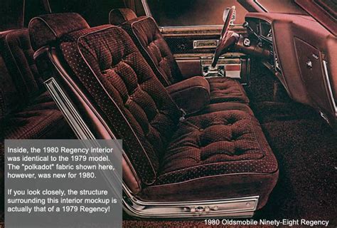 1980 Olds 98 Regency Interior | Oldsmobile, Regency interior, Car ads