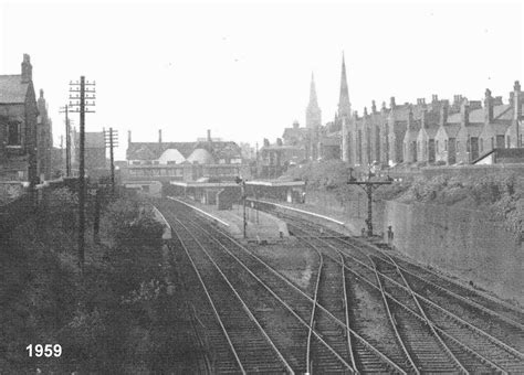 Eccles Station from the east, in 1959 | Freccles - Friends of Eccles ...