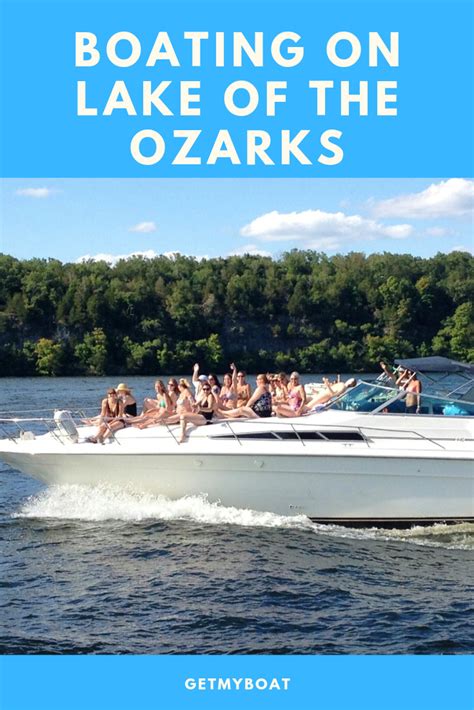 Rent a Boat on Lake of the Ozarks | Boat rental, Boat, Ozarks