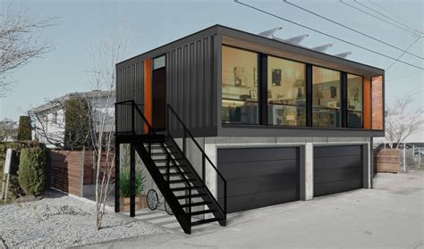 H04: Two Bedroom Modern Shipping Container Home . HONOMOBO, CANADA ...