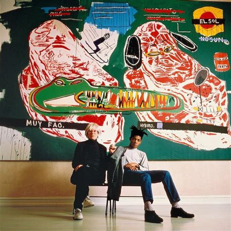 Tseng Kwong Chi on Instagram: “Basquiat and Warhol in front of their 1984 collaboration ...