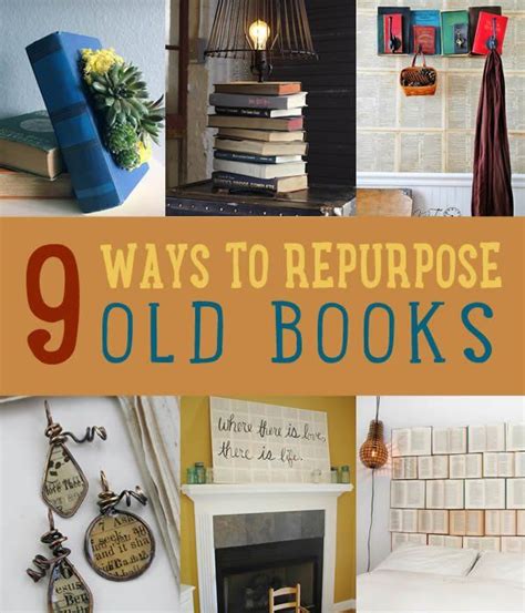 9 DIY Projects Made From Old Books | Art Of Upcycling | DIY Projects | Old book crafts, Book ...