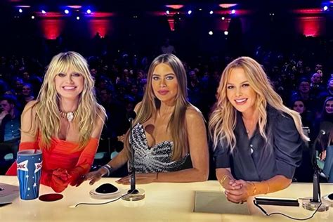 'BGT' Judge Amanda Holden Appears on the Set of 'AGT' Season 18