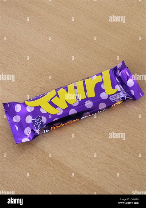 Cadbury's Twirl Chocolate Bar Stock Photo - Alamy