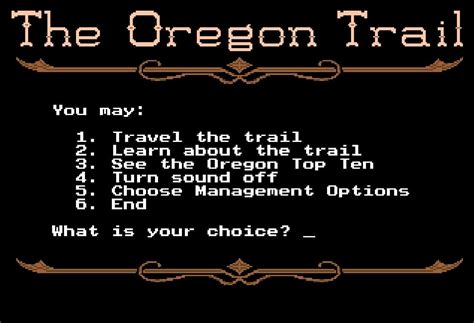 Play The Oregon Trail Game Online - MCMROSE