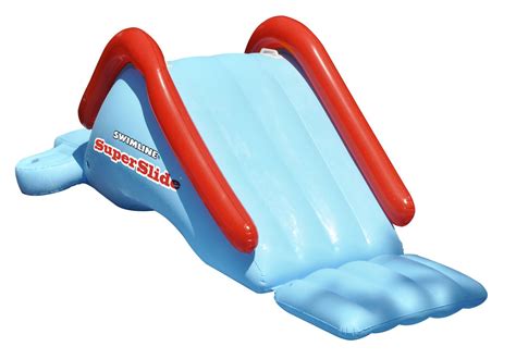 Swimline 90809 Super Water Slide Swimming Pool Inflatable Toy Kids Summer Fun - Walmart.com ...