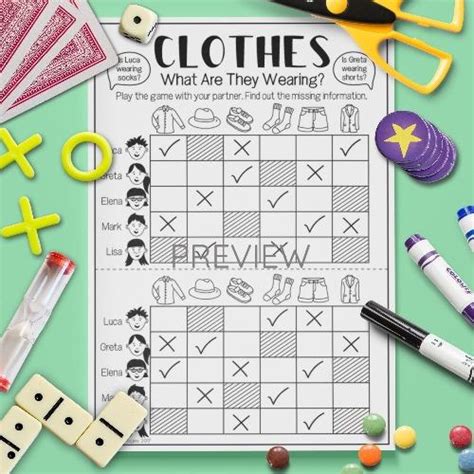 Clothes | What Are They Wearing? Game | ESL Activity For Kids