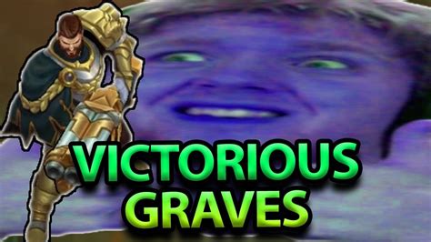 VICTORIOUS GRAVES SKIN IS ACTUALLY COOL!! GRAVES JUNGLE WITH NEW RUNES ...