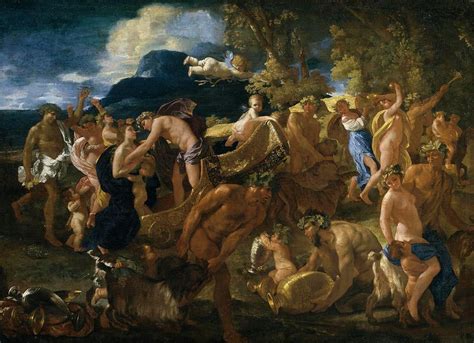 Nicolas Poussin / 'Bacchanal', 1625-1626, French School, Oil on canvas, 122 cm x 169 cm, P02312 ...