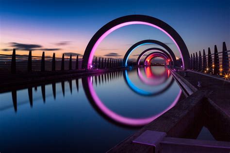 Falkirk Wheel | Falkirk wheel, Falkirk, Light art installation