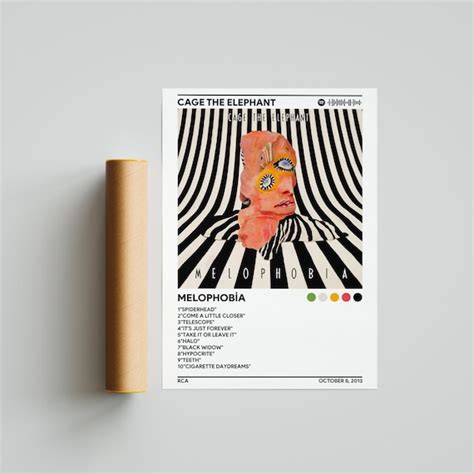 Cage the Elephant Melophobia Album Cover Poster 2 Color 1 - Etsy