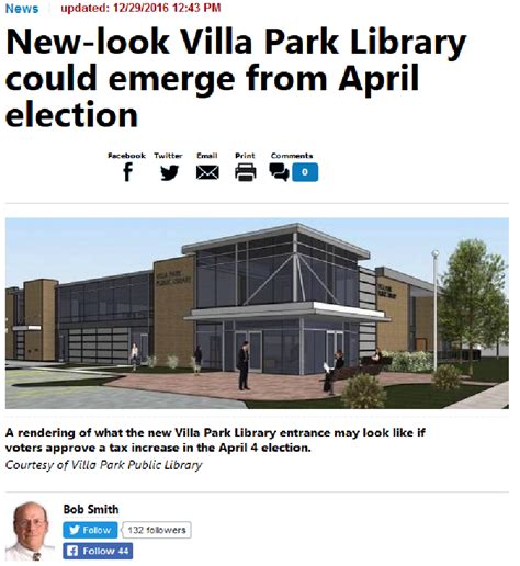 In The News - Villa Park Public Library