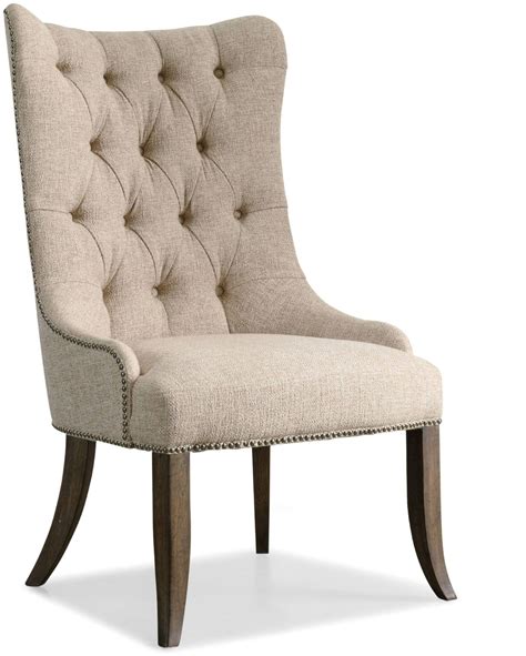 Rhapsody Beige Tufted Dining Chair Set of 2 from Hooker | Coleman Furniture