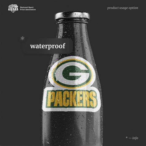 Unique Green Bay Packers NFL decal stickers for 2022 - Inspire Uplift