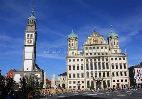 Town Hall of Augsburg stock photo. Image of centre, buildings - 15848122