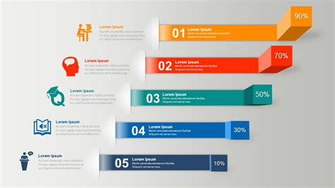 Horizontal Shelves PowerPoint Infographics