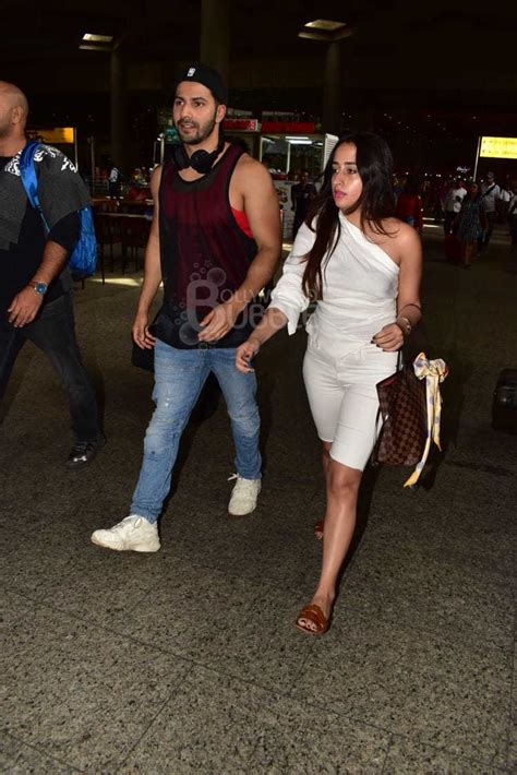 Lovebirds Varun Dhawan and Natasha Dalal keep it casual as they walk ...